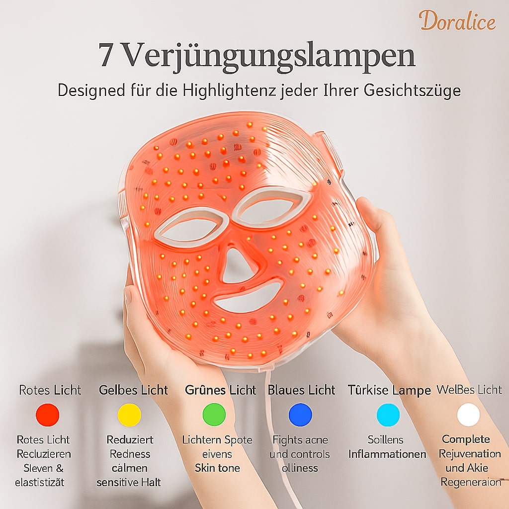 7 Verjüngungslichter der LED-Therapie