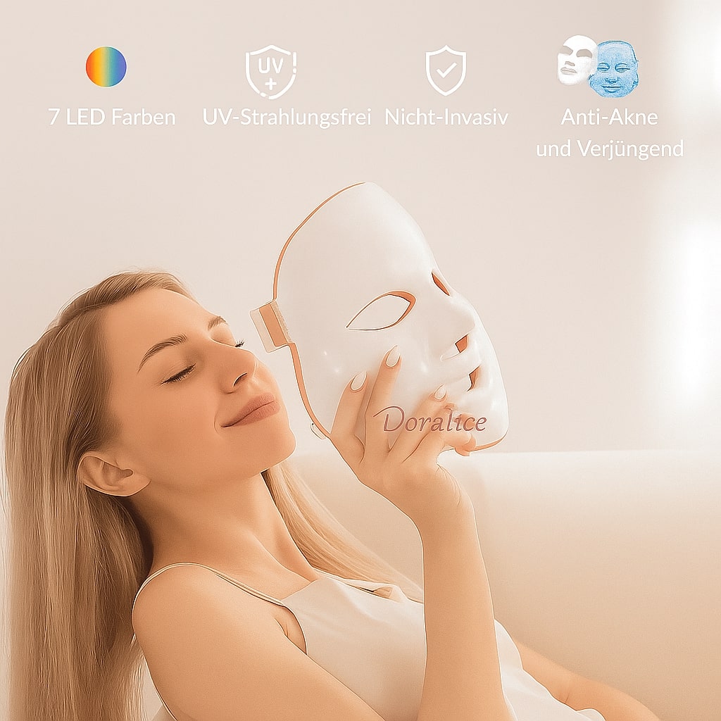 Anwendungsmethode der LED-Maske